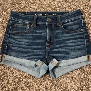 AMERICAN EAGLE jean shorts! basic cuffed!